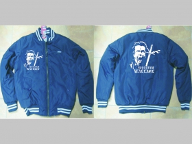 William Wallace - statočné srdce modrobiela pánska zimná bunda s obojstranným logom, materiál 100%polyester (obmedzené skladové zásoby!!!!)